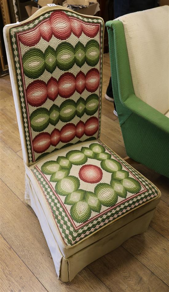 A needlework nursing chair